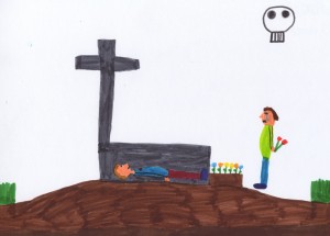 La mort by Adèle, 8 ans